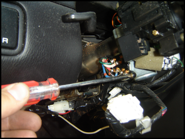 Nissan ignition switch removal