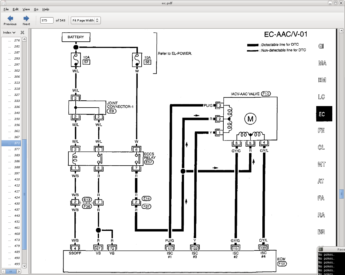 1995 Nissan maxima wiring harness #4