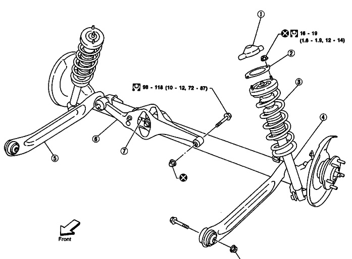 1995 Nissan maxima rear suspension #3